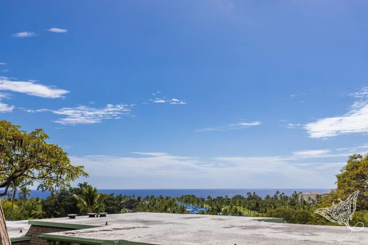 Hale Hahalua - Serenity And Ocean Views In Kailua-Kona At Keauhou Akahi Above Keauhou Bay Apartment