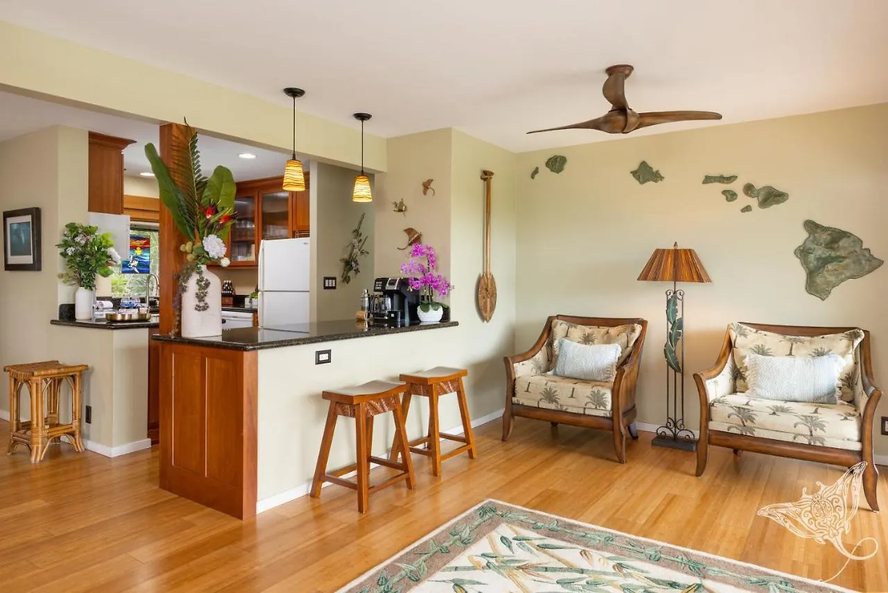 Hale Hahalua - Serenity And Ocean Views In Kailua-Kona At Keauhou Akahi Above Keauhou Bay